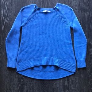 Ann Taylor LOFT Blue Pullover Sweater